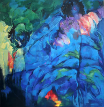De val, Afmeting 150 x 160cm