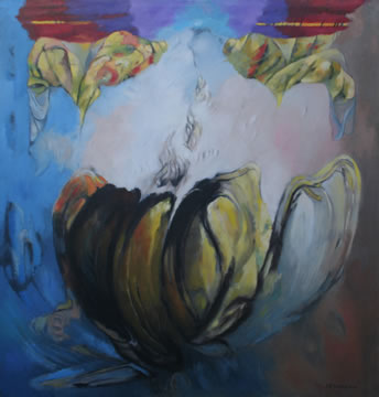 Geen titel, Afmeting 160 x 150cm